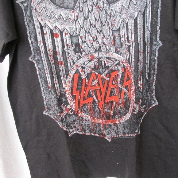 Slayer Eagle Logo Unisex T-Shirt - Medium - Picture 6 of 8
